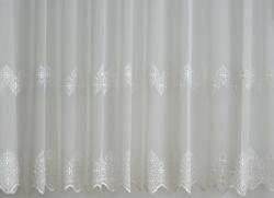  Hímzett tüll fényáteresztő függöny, fehér színű - rosemaring - 7 390 Ft