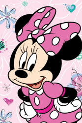Disney Minnie Flowers mikroflanel takaró 100x150cm - rosemaring
