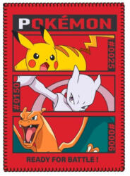 Pokémon Battle polár takaró 100×140 cm