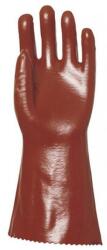 Coverguard Kesztyű mártott COVERGUARD PVC vegyszerálló sav, lúg és olajálló piros 9-es 2 darab/pár (3635) - forpami
