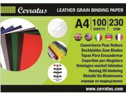 CERRATUS Hátlap CERRATUS A/4 230 gr bőrhatású piros - forpami