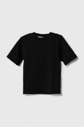 Adidas gyerek póló fekete, sima - fekete 128 - answear - 9 990 Ft