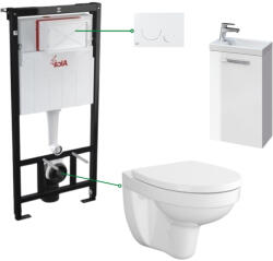 Cersanit Set complet baie cu mobilier si vas de wc suspendat Cersanit (setcomo1)
