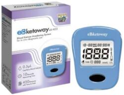 eB-Ketoway Analizor cetonemie eB-Ketoway, testare rapida si precisa, 450 memorii + CADOU organizator medicamente 28 casete