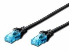 ASSMANN 15m Cat5e U/UTP cabluri de rețea Negru U/UTP (UTP) (DK-1512-150/BL)