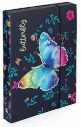 Oxybag Butterfly pillangós füzetbox - A4 - kék (IMO-KPP-5-78223) - mindenkiaruhaza