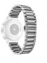 Curea 18mm fluture Huawei Watch W1, Huawei Fit, Fossil Q Tailor, Michael Kors Sofie metalica argintie