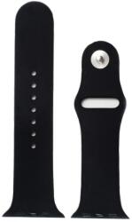 Curea Apple Watch 42mm Series 1, 2, 3, 4 sau 5 de 44mm silicon negru