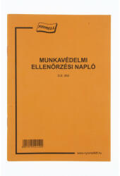 Nyomell Munkavédelmi ellenőrzési napló D. E. 953 A/5