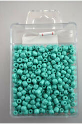 Kásagyöngy 6/0 (4mm) 30g 300db/doboz +1m damil : Szín - Sötét kék