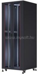 Formrack RAL9005 42U Cosmoline 800x800 19" szabadon álló rack szekrény (fekete) (CSM-42U8080) (CSM-42U8080)