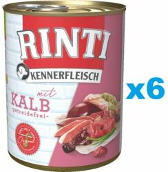 RINTI Kennerfleisch Veal vitel 6x400 g hrana umeda caini