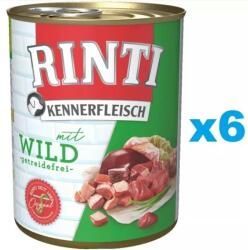 RINTI Kennerfleisch Game vanat 6x800 g conserva hrana