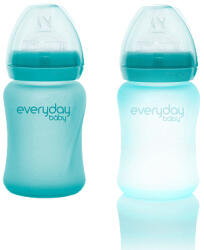 Everyday Baby cumisüveg hőérzékelővel 150 ml, Türkizkék