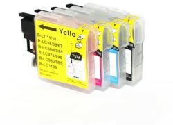 Compatibil Cartus inkjet LC1100 LC980 compatibil Brother, Black/Cyan/Yellow/Magenta