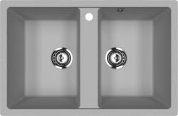 Ulgran U-608-342 Gránit Mosogatótálca - Kétmedencés, Grafit (U-608-342)