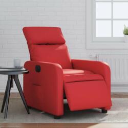 vidaXL piros műbőr elektromos dönthető fotel (3206740) - pepita