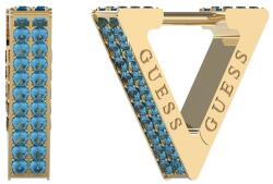 Guess Cercei Guess Crazy Earring triunghi si cristale albastre JUBE03306JWYGBLT-U