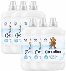Coccolino Rinse concentrate Sensitive Pure 408 wash 6x1700ml (8720181410673)
