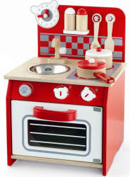 Viga Toys Jucărie din lemn Viga - Bucătărie roșie (50231)