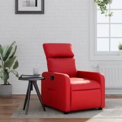 vidaXL piros műbőr dönthető fotel (374188) - pepita