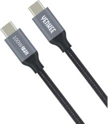 YENKEE USB 3.1 Type C Összekötő Fekete 1.5m YCU 323 BK (YCU 323 BK)
