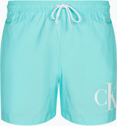 Calvin Klein Pantaloni scurți de baie pentru bărbați Calvin Klein Medium Drawstring soft turquoise