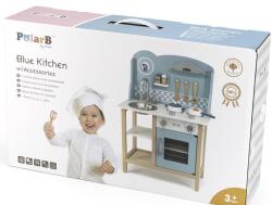 Viga Toys Bucătărie pentru copii Viga - Cu accesorii, PolarB, albastru (44047)