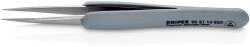KNIPEX Pensetă de precizie cu mâner de cauciuc ESD 130mm KNIPEX 60048