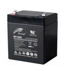 Ritar Baterie cu plumb-acid RITAR, (RT1250) AGM, 12V, 5Ah, 90/ 70/ 10 1 mm, borna 1