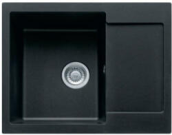 Kevmil Kata gránit csepptálcás mosogatótálca 610 x 500 mm - fekete (kevin-black-2111-1)