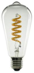 SEGULA LED Rustika Curved Spiral izzó 6, 2W 460lm 2700K E27 - Meleg fehér (55302) (55302)