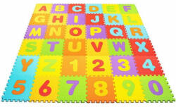 SPRINGOS Ábécés, számos puzzle szőnyeg gyerekeknek, 172x172 cm, t (FM0017)