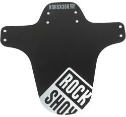 Rock Shox AM Fender teleszkópra szerelhető műanyag MTB első sárvédő, 26-29 colos bringákhoz, fekete - ezüst fehér színátmenetes