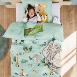 s. Oliver Lenjerie de pat s. Oliver Animale din satin pentru copii, 100 x 135 cm, 40 x 60 cm Lenjerie de pat