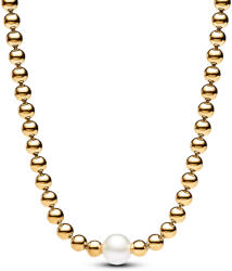 Pandora kezelt édesvízi tenyésztett gyöngy és fémgyöngyök collier nyaklánc - 363176C01-45 (363176C01-45)