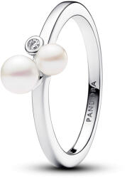 Pandora dupla kezelt édesvízi tenyésztett gyöngyös gyűrű - 193156C01-48 (193156C01-48)