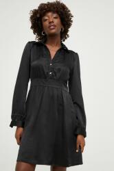 ANSWEAR rochie culoarea negru, mini, evazati BBYH-SUD00J_99X