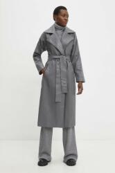 ANSWEAR palton femei, culoarea gri, de tranzitie BBYH-KPD007_90X