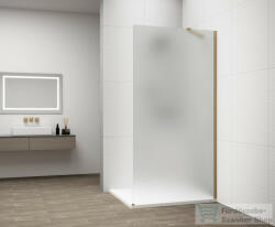 SAPHO ESCA GOLD MATT Walk-in zuhanyfal, falra szerelhető, matt üveg, 1100mm (ES1111-04) (ES1111-04) - furdoszoba-szaniter