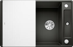 BLANCO Axia III 45 S-F Silgránit mosogató excenterrel, üveg vágólappal, fekete 525842 (525842) - szaniteronline