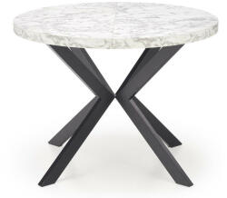  Asztal Houston 1495 (Fehér márvány + Fekete)