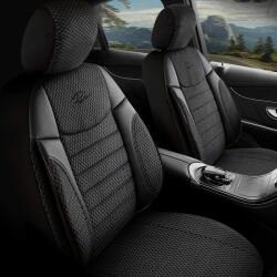 Panda Set Huse Scaune Auto pentru Audi S3 - Panda Elegant, negru gri, 11 piese