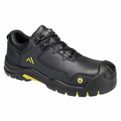 Portwest Apex munkavédelmi félcipő ESD S3S HRO SR SC FO (fekete/sárga 43) (FC19BKY43)