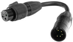 Accu-Cable DMX 5-PIN M TO 3-PIN FM IP65 - djstore