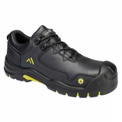 Portwest Apex munkavédelmi félcipő ESD S3S HRO SR SC FO (fekete/sárga 40) (FC19BKY40)