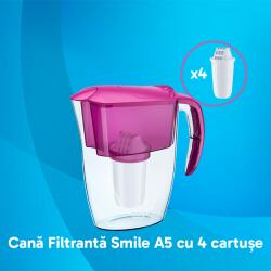 Geyser Cana Filtranta Smile A5 cu 4 cartuse Cana filtru de apa