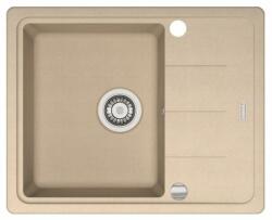 Franke BASIS 611-62 gránit mosogató automata dugóemelő, szifonnal, bézs, beépíthető (114.0301.342)