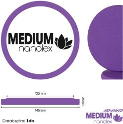 Nanolex NXPPAD50 Polishing Pad 145x13x125, Medium, Purple 1db