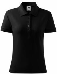 MALFINI Tricou polo damă Cotton - Neagră | L (2130115)